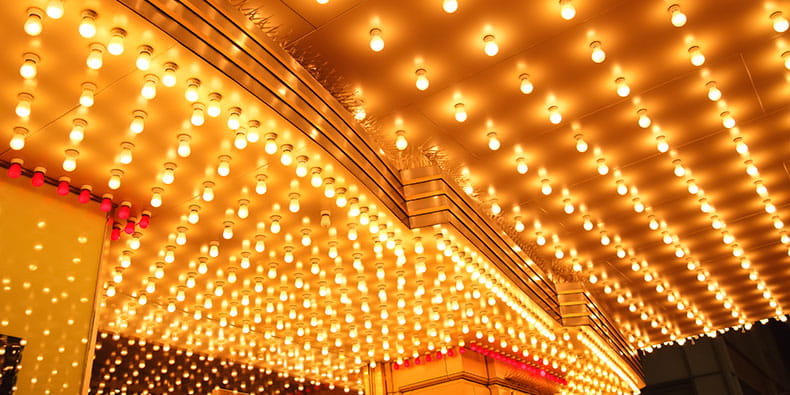 The Light Sign of the Estoril Casino Entry