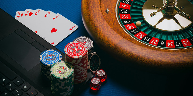  Roulette Table With Cards and Chips 