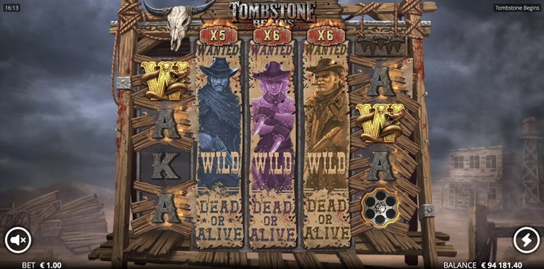 Tombstone Begins slot nudge round