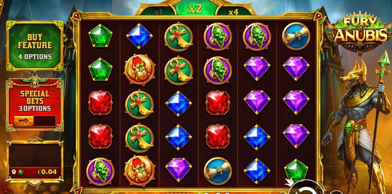 Fury of Anubis slot gameplay